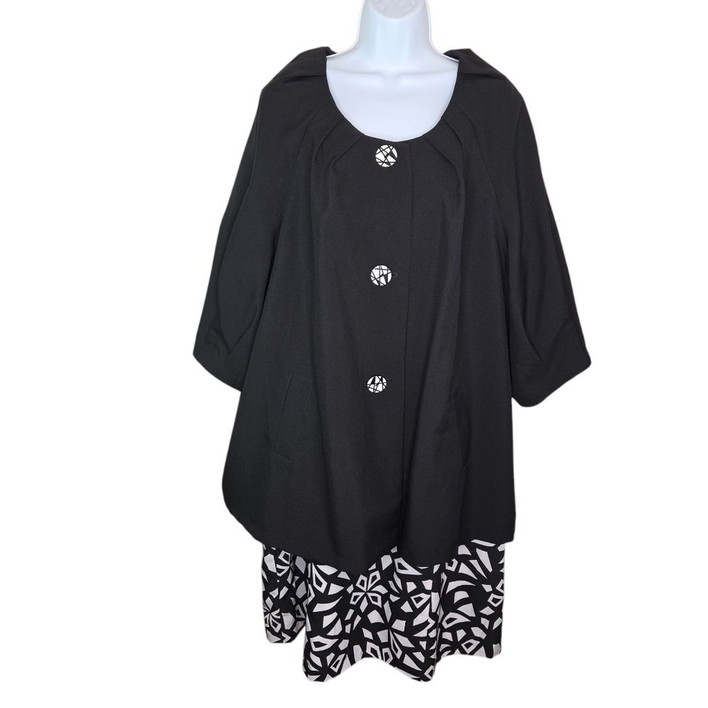 Allison Woods 2pc Plus Size Dress & Jacket Outfit Size 24w